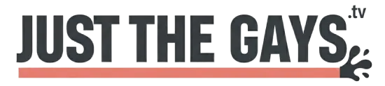 JustTheGays light theme logo - gay porn from OnlyFans JustForFans GayForFans