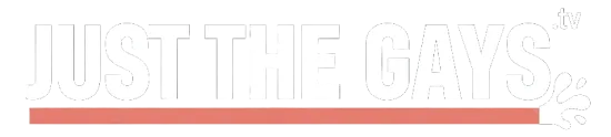 JustTheGays dark theme logo - gay porn from OnlyFans JustForFans GayForFans