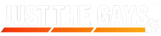 JustTheGays logo - gay porn from OnlyFans, MyVidster, GayForFans and more